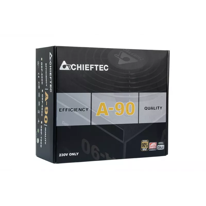 Chieftec GDP-650C voeding 650 W 20+4 pin ATX PS/2 zwart