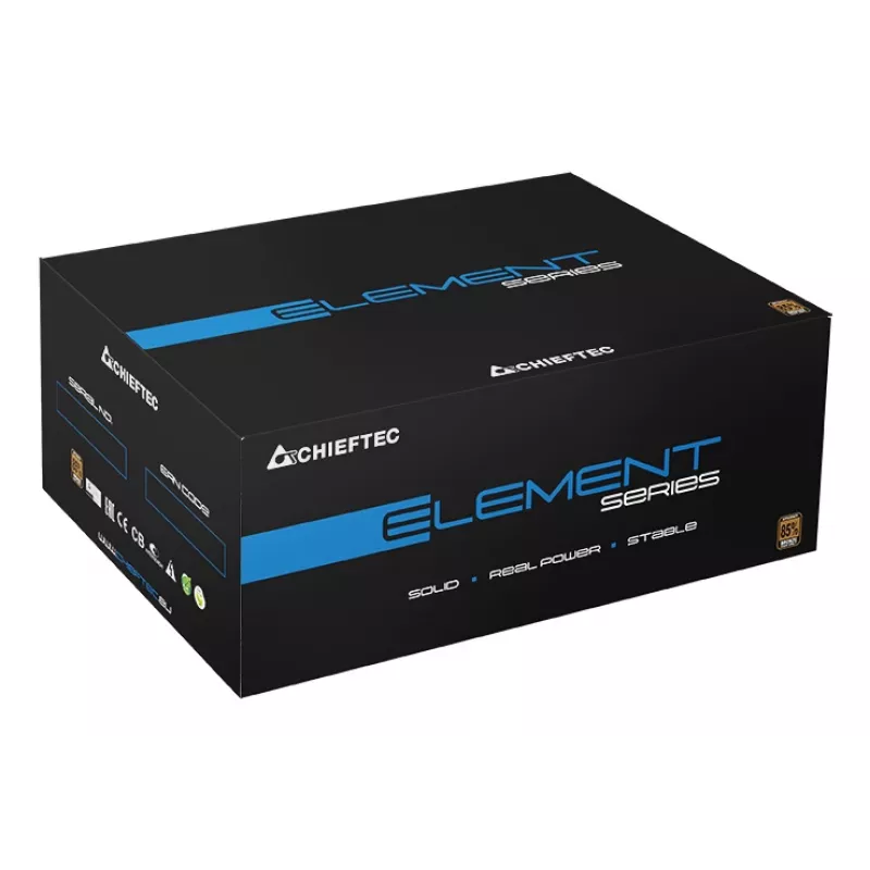 Chieftec ELP-700S voeding 700 W 20+4 pin ATX PS/2 zwart