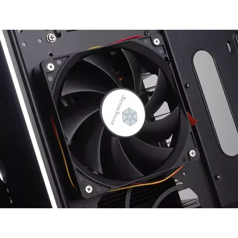 PC-behuizing Silverstone TJ04-E midi tower zwart