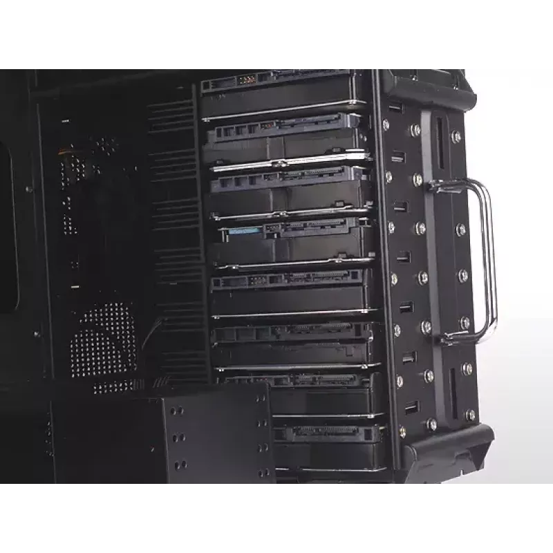 PC-behuizing Silverstone TJ04-E midi tower zwart