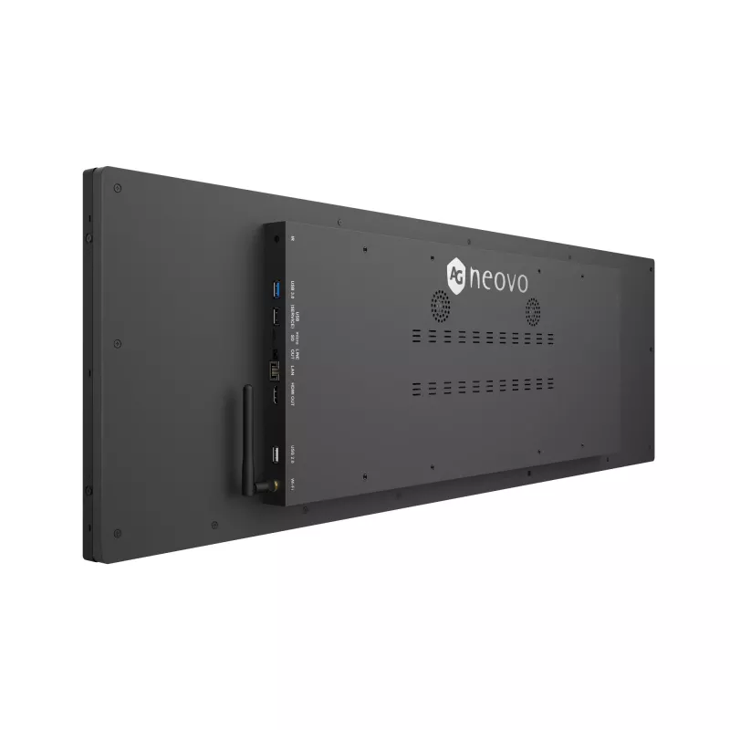 AG Neovo PB3701A signagedisplay panoramisch ontwerp 94 cm (37 inch) LED Wi-Fi 700 cd/m² zwart geïntegreerde processor Android 11 24/7