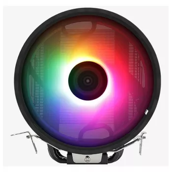 Luchtkoeler AEROCOOL Rave 3 FRGB 120 mm zwart wit — 3 heatpipes, ARGB, hydraulische lagering, 1800 tpm