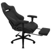 Aerocool ROYALASHBK premium ergonomische gamingstoel met voetsteun Aeroweave-technologie zwart
