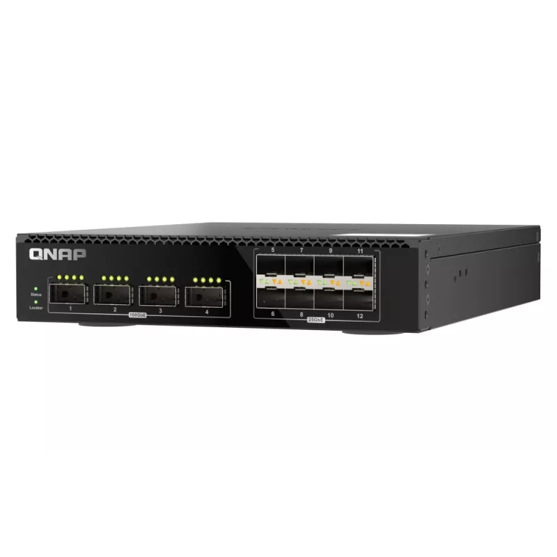 QNAP QSW-M7308R-4X netwerkswitch managed L3 1U zwart