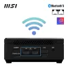 MSI Cubi N ADL-006DE Intel® N N200 4 GB DDR4-SDRAM 128 GB SSD Windows 11 Pro mini-pc zwart