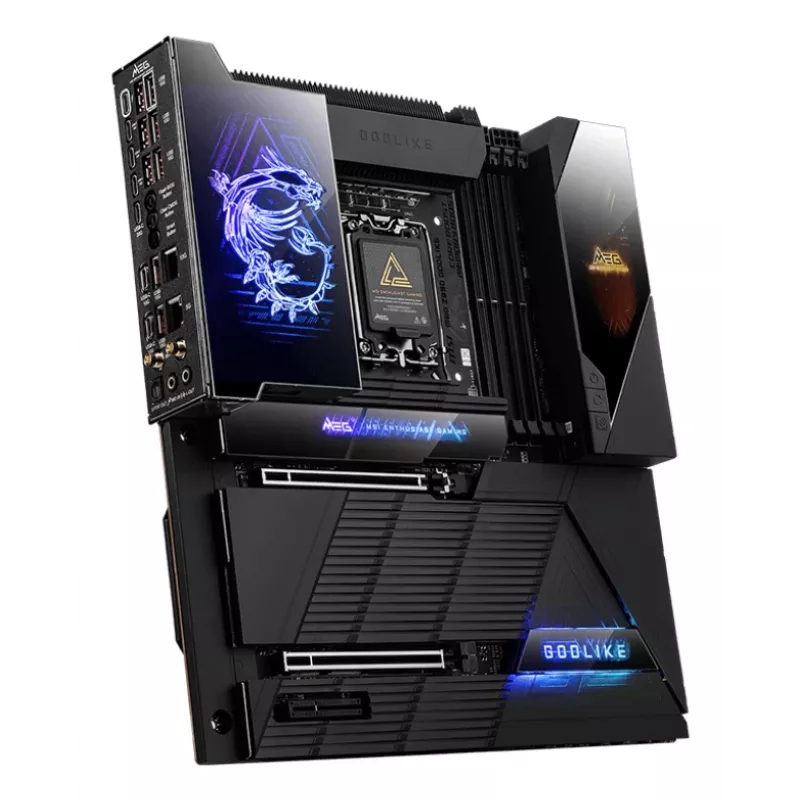 Moederbord MSI MEG Z890 GODLIKE - Z890-chipset, LGA1851-socket, Extended ATX