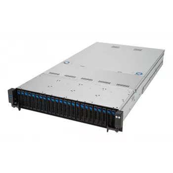 Rackserver ASUS RS520A-E12-RS24U Socket SP5, AMD EPYC 9004, 1 CPU, 24x DDR5 DIMM, max. 6,14 TB, 2U, 26x 2,5-inch bays, 1600W-voeding