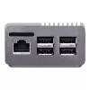 Computerbehuizing ASUS Tinker Fanless – aluminium, zilver, passief gekoelde behuizing