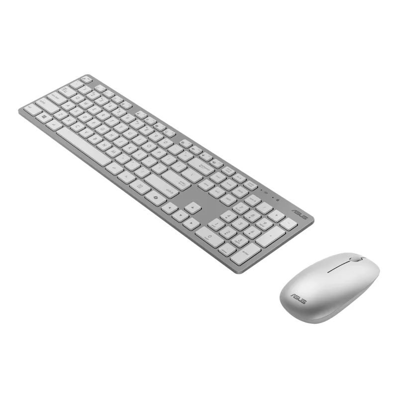 Draadloze toetsenbord- en muisset ASUS W5000 Russische layout wit