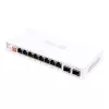 Unmanaged Ethernet-switch ASUS QG-U1080 — 8 × 2,5G RJ-45-poorten, MAC 16K, wit, 12V