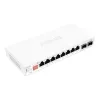 Unmanaged Ethernet-switch ASUS QG-U1080 — 8 × 2,5G RJ-45-poorten, MAC 16K, wit, 12V