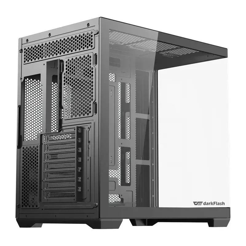 Computerbehuizing Darkflash C280 (zwart) – midi-tower ATX-compatibel, front-meshpaneel