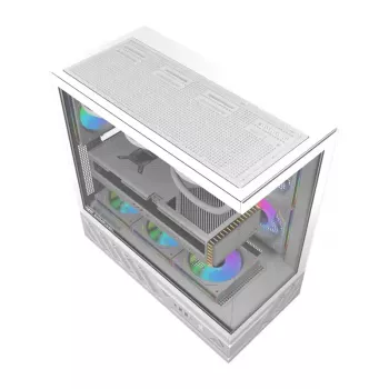 Computerbehuizing DarkFlash DS950 (wit) — midi-tower ATX-compatibele behuizing