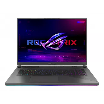 ASUS ROG Strix G18 G814PP-S8014W AMD Ryzen™ 9 8940HX laptop 45,7 cm (18 inch) WUXGA 32 GB DDR5-SDRAM 1 TB SSD NVIDIA GeForce RTX 5070 Wi-Fi 6E (802.11ax) Windows 11 Home Duits zwart, grijs