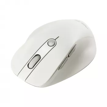 Draadloze rechtshandige muis ASUS MD105 MK-WH — RF + Bluetooth, 2400 DPI, wiel, batterij, beige