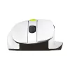 Muis ASUS MD105 /VT-GN — rechtshandig RF draadloos + Bluetooth, 2400 DPI, scrollwiel, op batterij, wit/groen