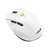 Muis ASUS MD105 /VT-GN — rechtshandig RF draadloos + Bluetooth, 2400 DPI, scrollwiel, op batterij, wit/groen