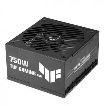 Voeding ASUS TUF Gaming 750G EVO — 750 W, ATX, 80 PLUS Gold, 20+4-polig, zwart