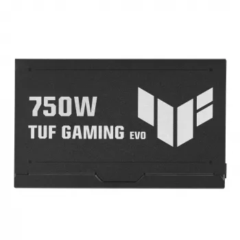 Voeding ASUS TUF Gaming 750G EVO — 750 W, ATX, 80 PLUS Gold, 20+4-polig, zwart