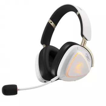 Headset ASUS ROG Delta II-KJP — Over-ear, bedraad en draadloos (Bluetooth), 20–20000 Hz, 325 g, zwart/wit