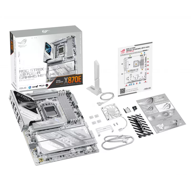 Moederbord ASUS ROG STRIX X870E-A GAMING WIFI7 NEO — AMD X870E, socket AM5, ATX, DDR5, 4 DIMM, 256 GB