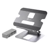 j5create JTS327 Multi-Angle 4K Docking Stand, laptopstandaard, grijs, aluminium, 40,6 cm (16 inch), 4 kg, Windows-laptop / Mac