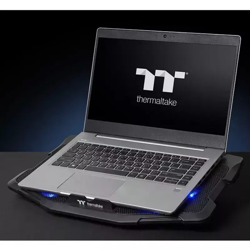 Laptop-koelpad Thermaltake Massive 12 Max 43,2 cm 5 ventilatoren zwart