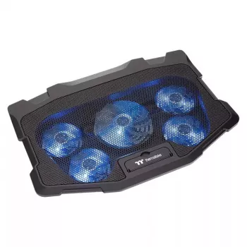 Laptop-koelpad Thermaltake Massive 12 Max 43,2 cm 5 ventilatoren zwart