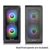 PC-behuizing Thermaltake View 300 MX Midi Tower zwart