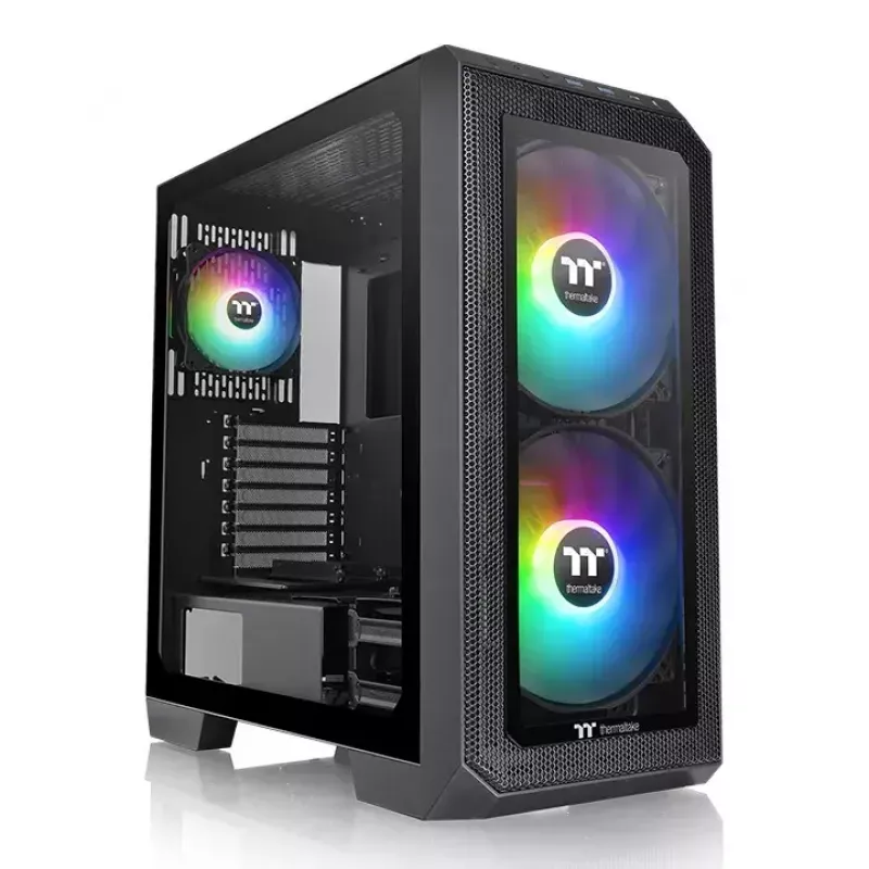 PC-behuizing Thermaltake View 300 MX Midi Tower zwart