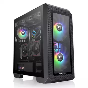 PC-behuizing Thermaltake View 300 MX Midi Tower zwart