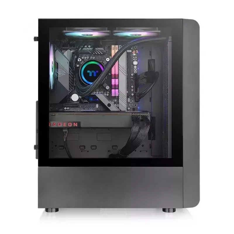 PC-behuizing Thermaltake S200 TG ARGB Midi Tower zwart