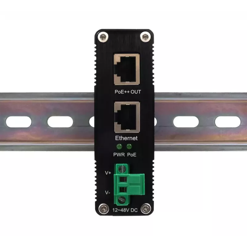 EXSYS PoE++ Gigabit injector 90W -40°C tot +80°C