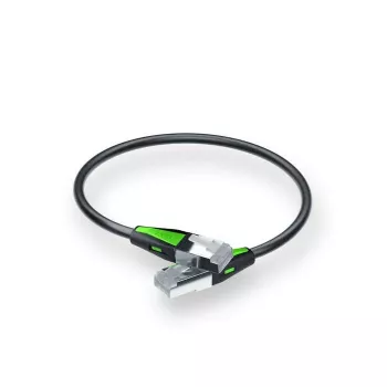 Netwerkkabel Zyxel ACCESSORY-ZZ0109F Cat6a RJ-45–RJ-45 zwart 0,18 m