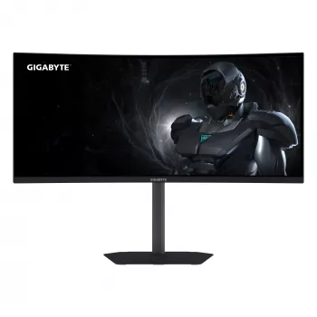 GIGABYTE GS34WQCA 34 inch WQHD curved gaming-monitor - 3440 x 1440, 1500R, 120 Hz, 1 ms, 300 cd/m², FreeSync Premium, HDR Ready, HDMI 2.0, DisplayPort 1.4