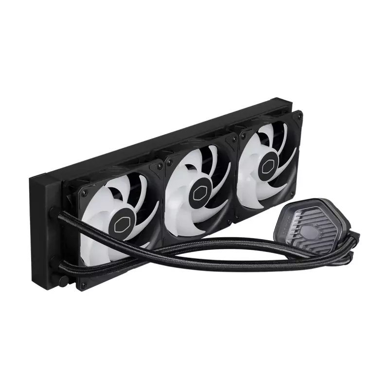 Vloeistofkoelingsset Cooler Master MasterLiquid 360 ATMOS 12 cm zwart