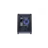 Computerbehuizing Cooler Master MasterFrame 400 Mesh zwart mATX met transparant zijpaneel en 1x 120mm ARGB-ventilator