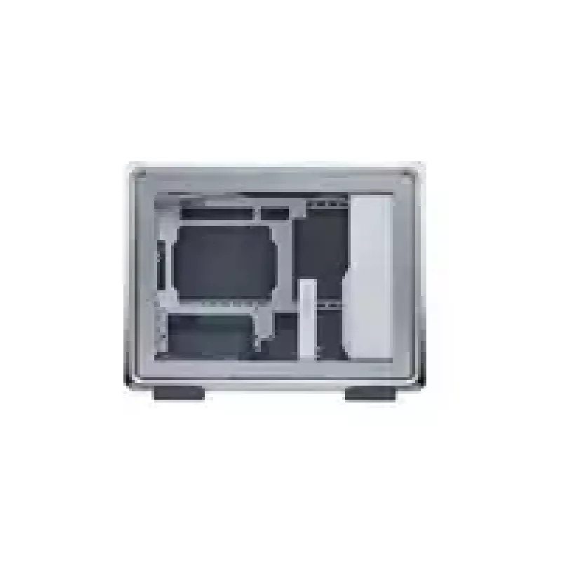 Computerbehuizing Cooler Master MasterFrame 400 Mesh zilver, mATX, transparant zijpaneel, 1x 120 mm ARGB-ventilator
