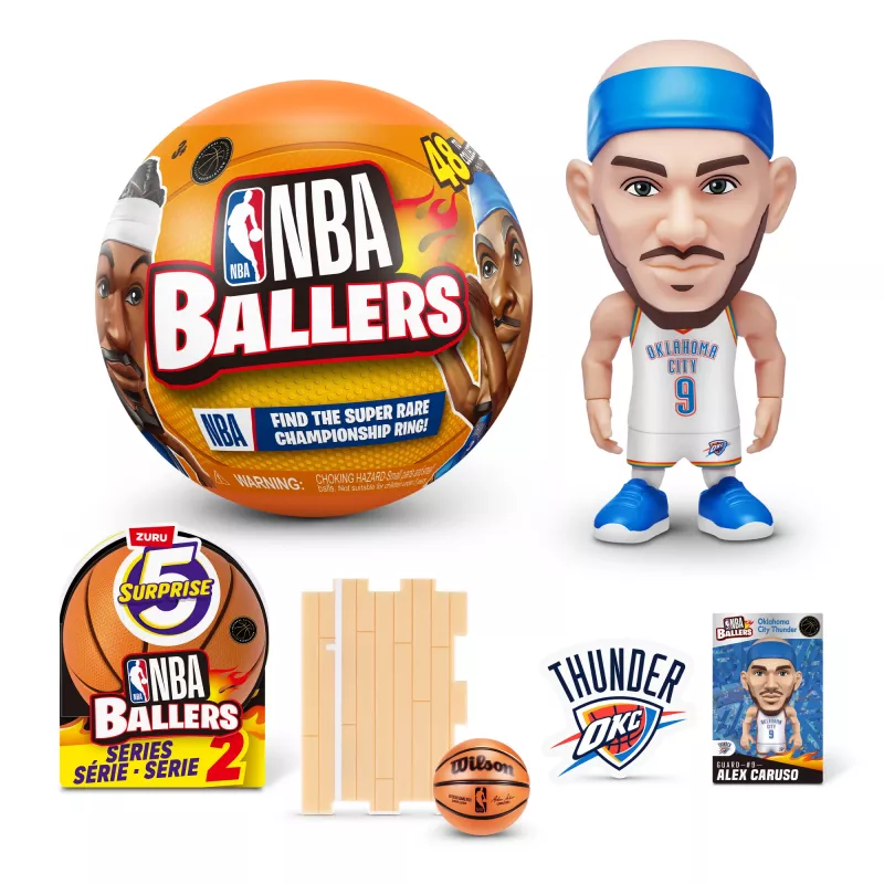 5 Surprise NBA Ballers serie 2, 3 jaar, meerkleurig