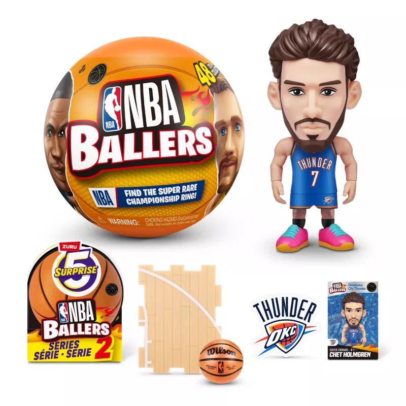 5 Surprise NBA Ballers serie 2, 3 jaar, meerkleurig