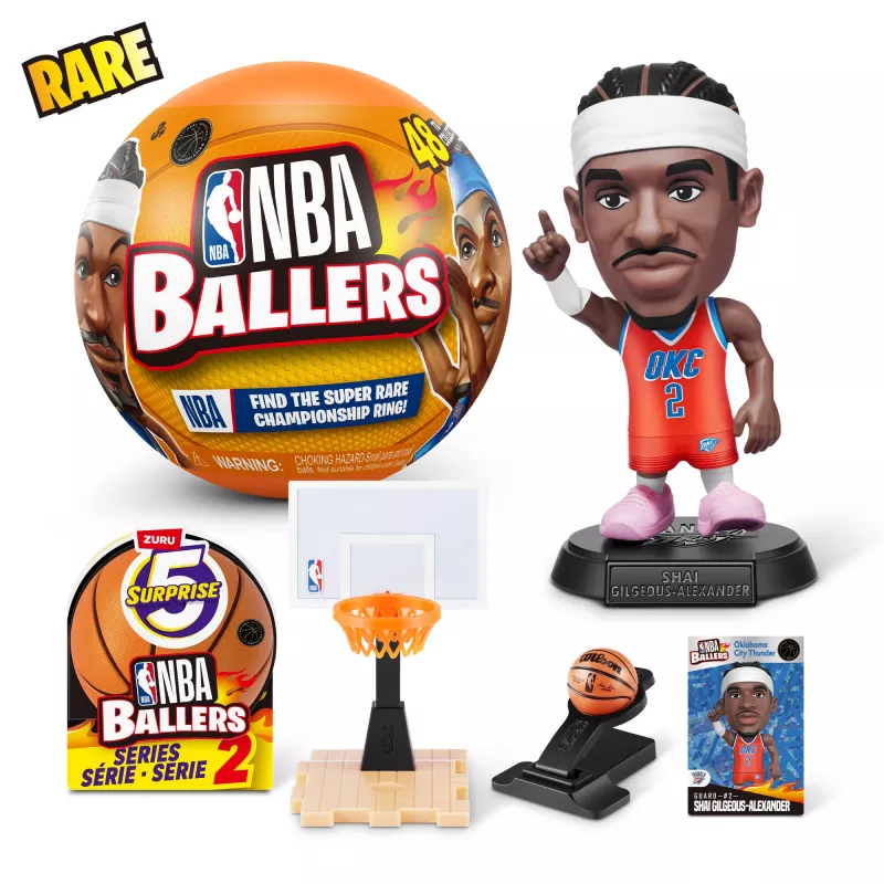 5 Surprise NBA Ballers serie 2, 3 jaar, meerkleurig