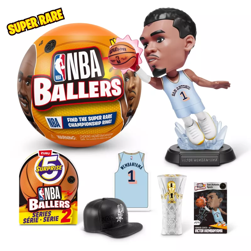 5 Surprise NBA Ballers serie 2, 3 jaar, meerkleurig