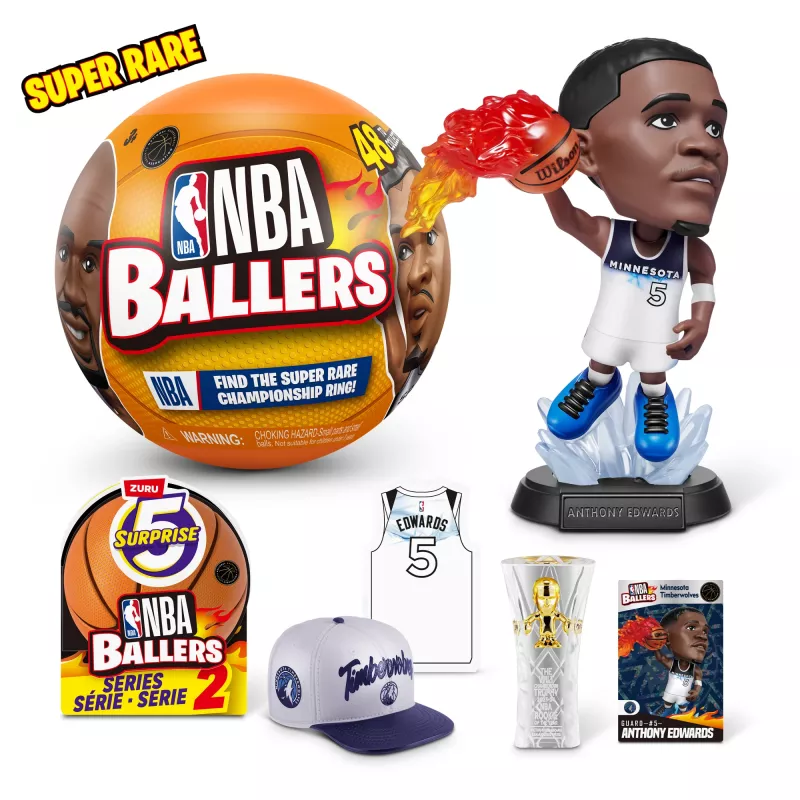 5 Surprise NBA Ballers serie 2, 3 jaar, meerkleurig