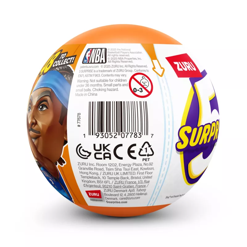 5 Surprise NBA Ballers serie 2, 3 jaar, meerkleurig