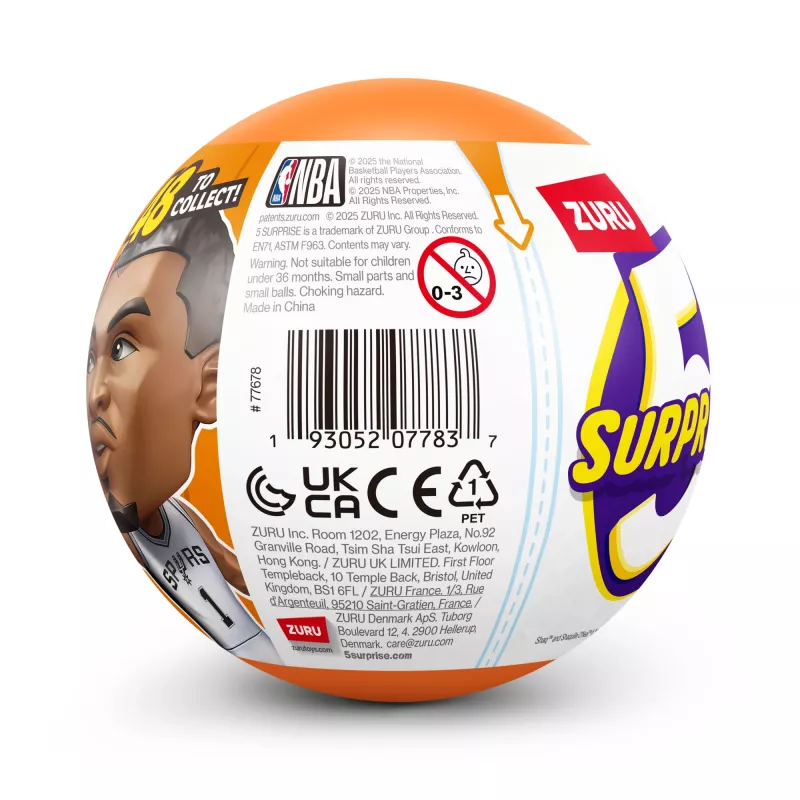 5 Surprise NBA Ballers serie 2, 3 jaar, meerkleurig