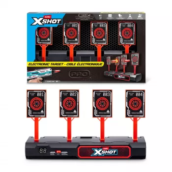 ZURU XSHOT elektronisch doel, doelwit, 8 jaar, AA, zwart