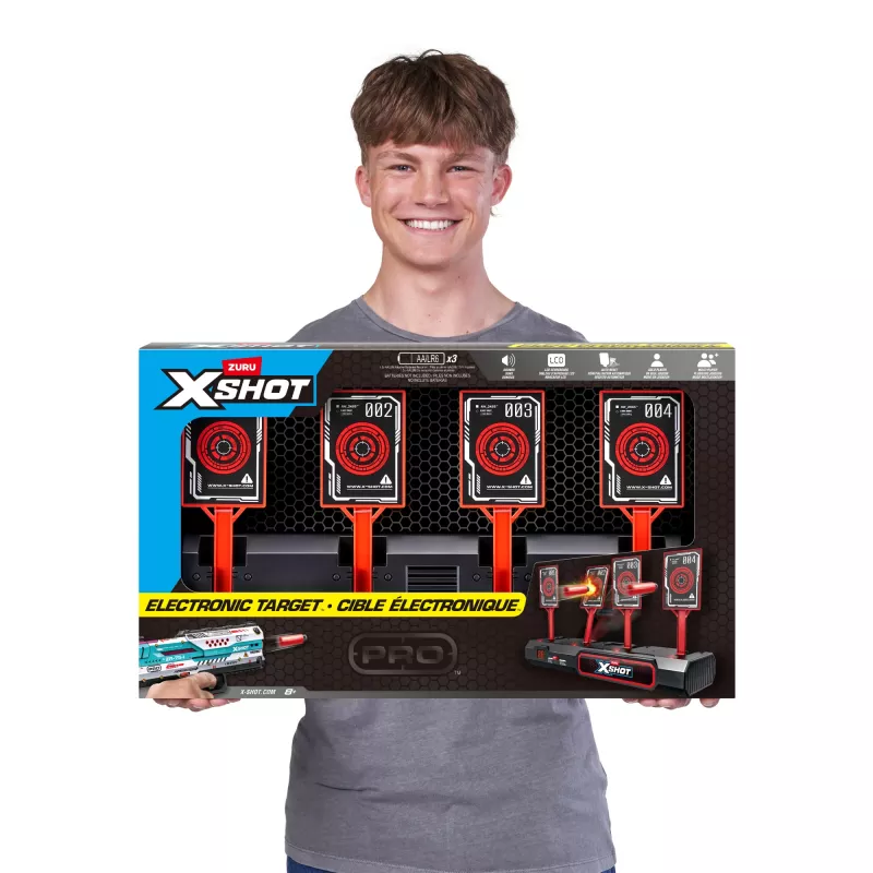 ZURU XSHOT elektronisch doel, doelwit, 8 jaar, AA, zwart