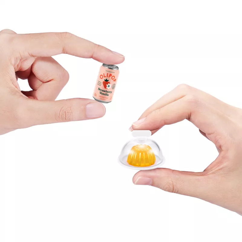 Speelset Zuru Mini Brands Mini Minis Fill the Fridge Playset — verzamelbare miniatuur-voedsel-koelkast-accessoires