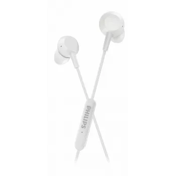 Philips TAE5008WT/00 hoofdtelefoon/headset bedraad in-ear gesprekken/muziek USB Type-C wit