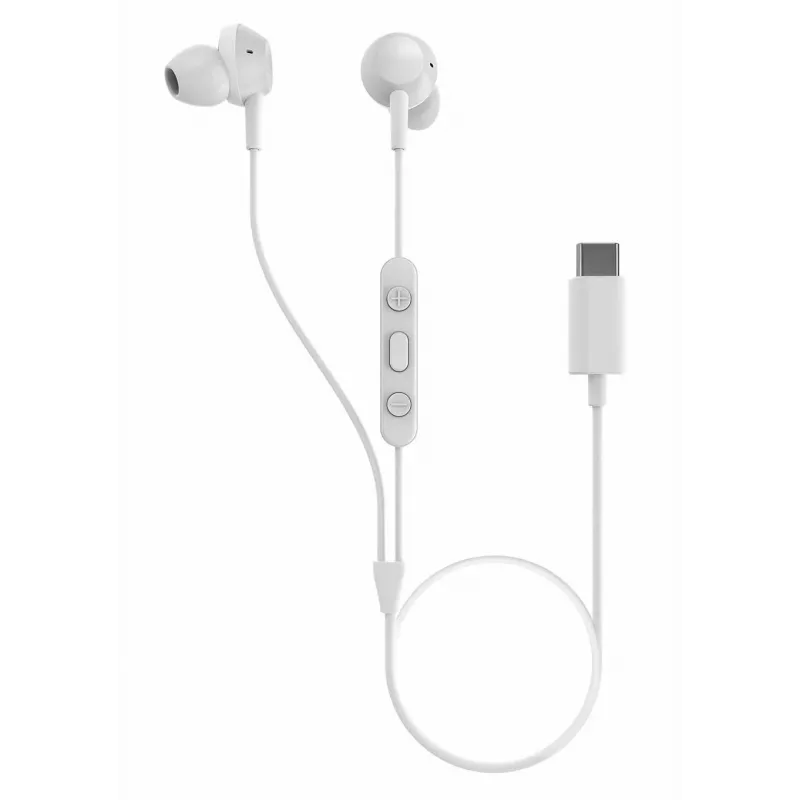 Philips TAE5008WT/00 hoofdtelefoon/headset bedraad in-ear gesprekken/muziek USB Type-C wit